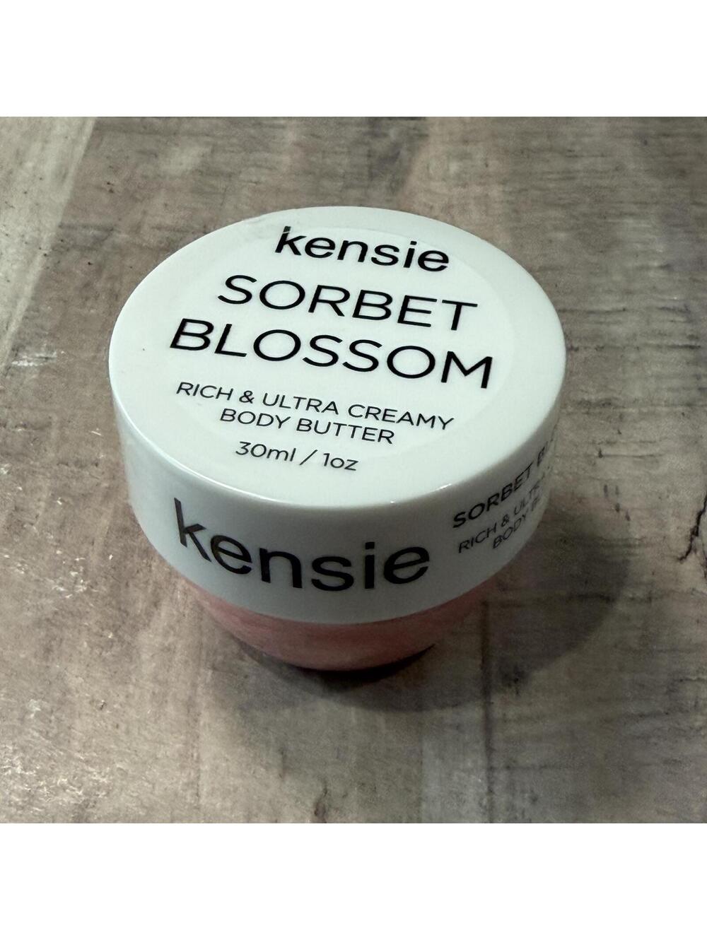 Kensie Sorbet Blossom Body Butter Travel Sample Size 30ml / 1oz Sealed New